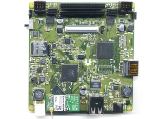 Top of complex looking Kovan assembled PCB.