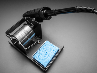 Deluxe Solder Stand with large Solder Roll Holder, feeder, and sponge