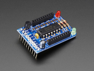 Assembled XBee adapter showing components soldered in.