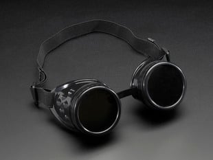 Angled shot of Costume Goggles. 