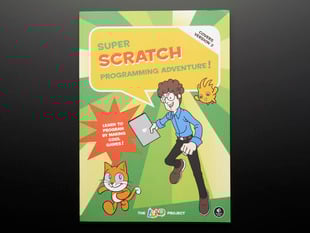 front cover of technical book, "Super Scratch Programming Adventure!"