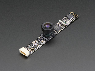 Long thin camera with lens in center