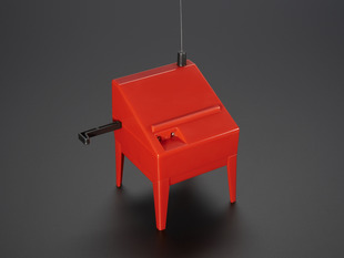 Angled shot of assembled Mini-Theremin Kit.