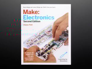 Cover of Make: Electronics Second Edition.
Author: Chris Platt