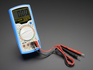 Angled shot of a Digital Multimeter - Model 9205B+. 