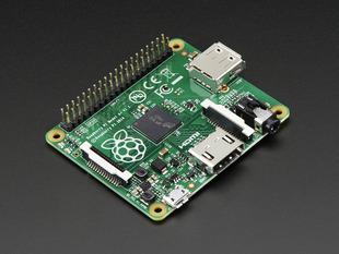 Angled shot of Raspberry Pi Model A+ 512MB RAM