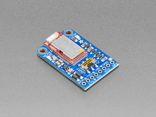Angled shot of a Adafruit Bluefruit LE UART Friend.