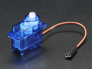 DC Motor in Micro Servo Body and 0.1" power cable