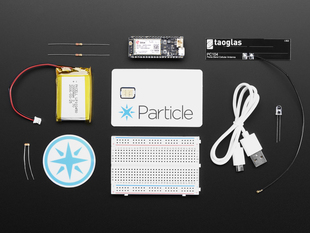 Top view of assorted electronics.