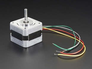 Angled shot of a Stepper motor - NEMA-17.