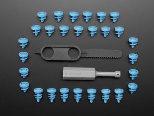 Makedo Toolkit for Cardboard Construction with tools and many screws