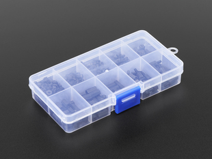 Black Nylon Screw and Stand-off Set with M2.5 Threads, kit box