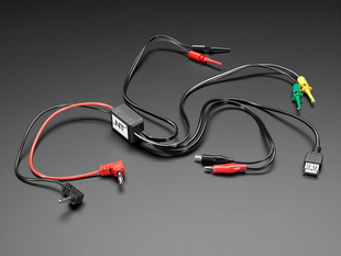 Angled shot of a Multifunction Basic Power Supply Test Line - Banana to Various