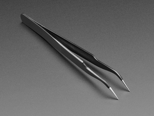 Fine tip curved tweezers 