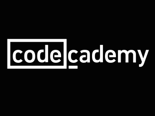 Black and white text image that reads "codecademy"