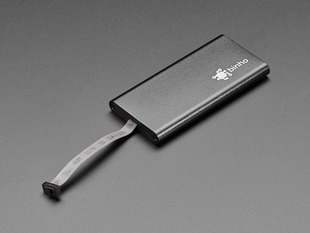 Angled shot of a Binho Nova Multi-Protocol USB Host Adapter.