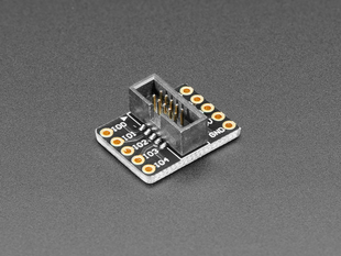 Angled shot of a Binho Breadboard Breakout. 