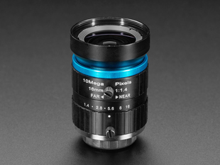 16mm 10MP Telephoto Lens for Raspberry Pi HQ Camera