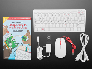A collection of electronic parts included in kit.