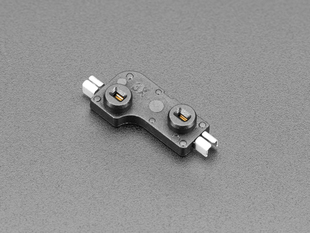 Reverse angled shot of single Kailh switch socke.