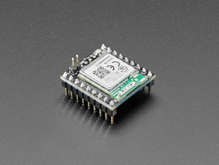 Angled shot of Wi-Fi microchip.