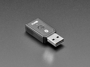 Angled shot of Bluetooth USB key.