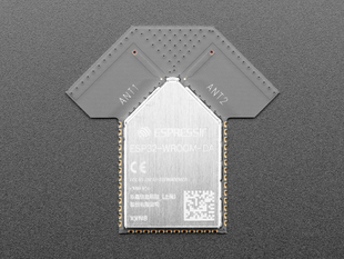 Top view of arrow-shaped Wi-Fi module.