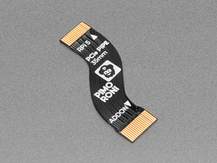 Angled Shot of the PCIe Flex Cable for NVMe Base and Raspberry Pi 5 – PCIe Pipe - 35mm.