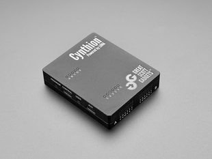 Angled shot of black, square-shaped wireless software board.