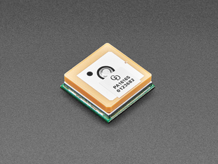 Angled shot of GPS module.