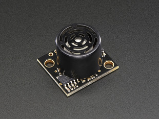 Angled shot of ultrasonic rangefinder.